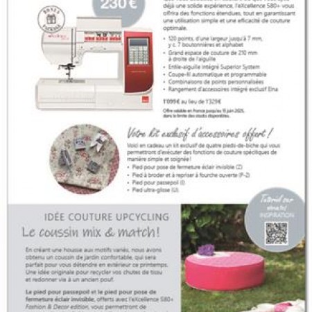 ELNA 580 PLUS 