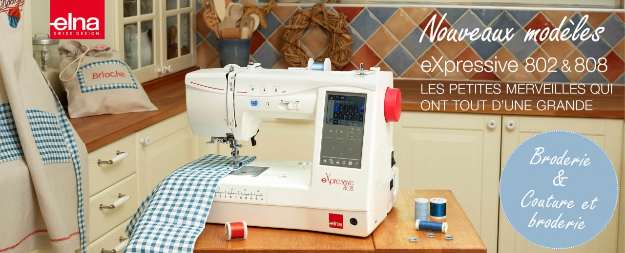 NOUVELLES ELNA EXPRESSIVE 802 & 808